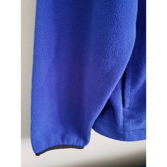Timberland Fleece Jacket Men's 2XL Blue Black Trim Full Zip Front Athleisure - Picture 4 of 10